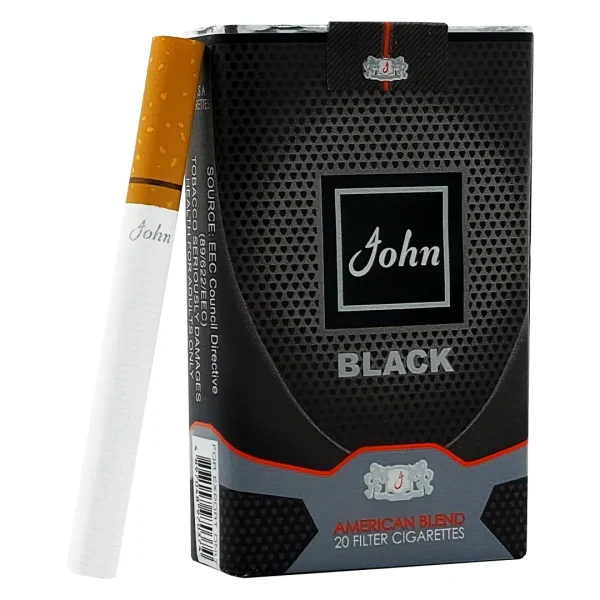 บุหรี่ JOHN BLACK จอน ดำ ซองอ่อน BLACK
