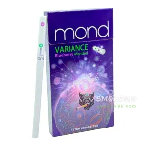 Mond ม่อน บลูเบอรี่ มวนสลิม (2 เม็ดบีบ)