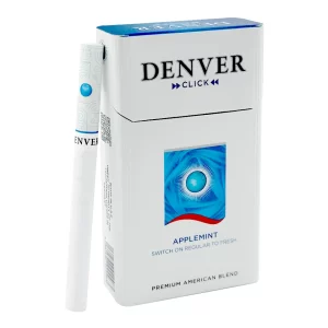 บุหรี่ DENVER CLICK APPLEMINT (1 เม็ดบีบ) APPLEMINT