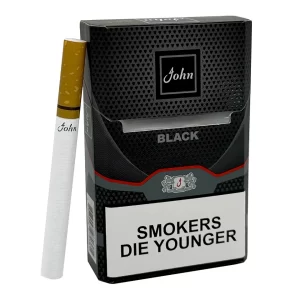 บุหรี่ JOHN BLACK (ซองแข็ง) (ซองแข็ง)