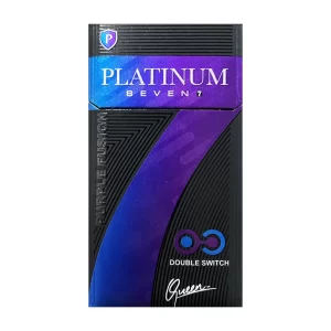 บุหรี่ แพลตตินั่ม บลูเบอรี่ Platinum (2 เม็ดบีบ) Platinum Seven
