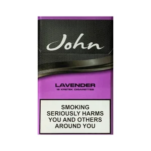 บุหรี่ John ม่วง Lavender Kretek (1 เม็ดบีบ)