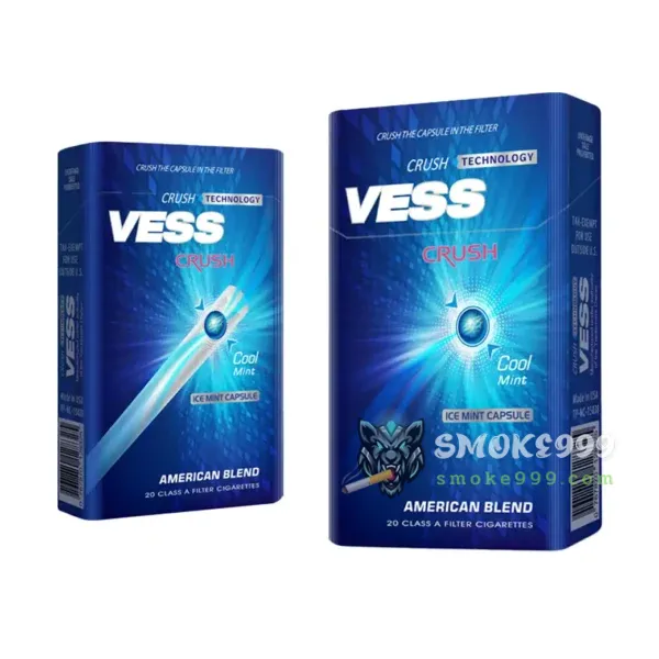 บุหรี่นอก Vess CoolMint (1 เม็ดบีบ)