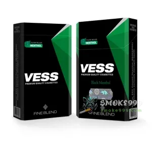 บุหรี่นอก Vess Black Menthol (ซองแข็ง)