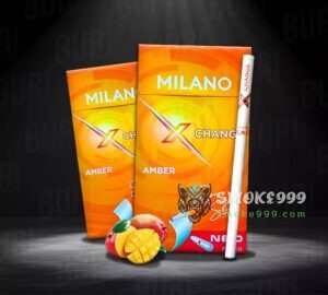 บุหรี่นอก Milano มะม่วง (มวนสลิม 1 เม็ดบีบ)