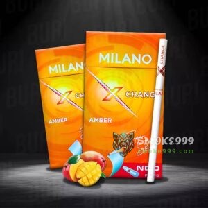 บุหรี่นอก Milano มะม่วง (มวนสลิม 1 เม็ดบีบ)