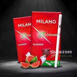 บุหรี่นอก Milano แตงโม (มวนสลิม 1 เม็ดบีบ)