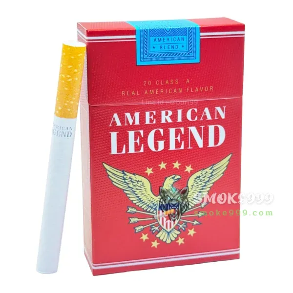 บุหรี่นอก American Legend แดง (ซองแข็ง)