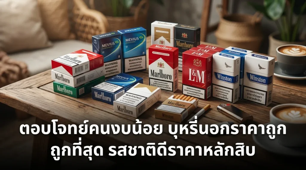 ตอบโจทย์คนงบน้อย บุหรี่นอกราคาถูก ถูกที่สุด | smoke999.com