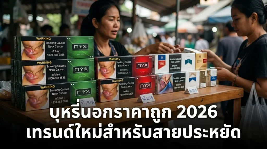 บุหรี่นอกราคาถูก 2026 เทรนด์ใหม่สายประหยัด | smoke999.com