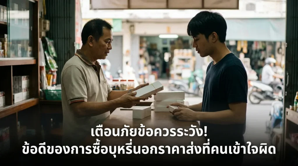 เตือนภัยข้อควรระวัง! ข้อดีของการซื้อบุหรี่นอกราคาส่งที่คนเข้าใจผิด