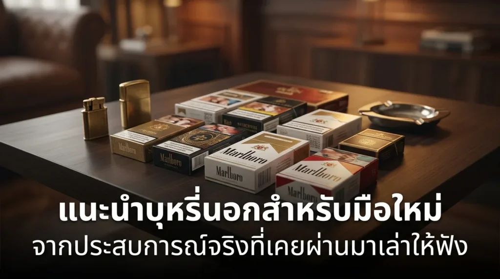 แนะนำบุหรี่นอกสำหรับมือใหม่ อัปเดตปี 2026 | smoke999.com