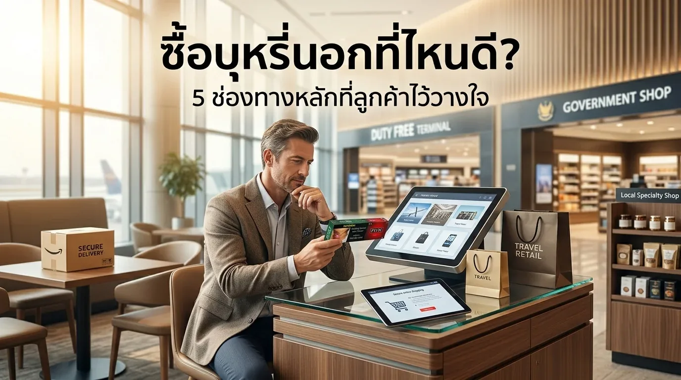 ซื้อบุหรี่นอกที่ไหนดี - ซื้อบุหรี่นอกที่ไหนดี? 5 ช่องทางหลักที่ลูกค้าไว้วางใจ
