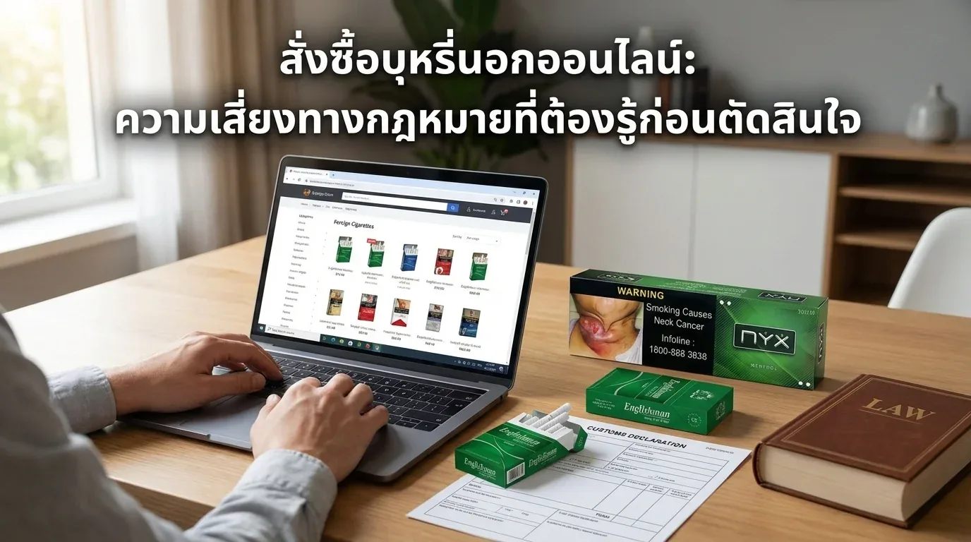 สั่งซื้อบุหรี่นอกออนไลน์ - สั่งซื้อบุหรี่นอกออนไลน์: ความเสี่ยงทางกฎหมายที่ต้องรู้ก่อนต
