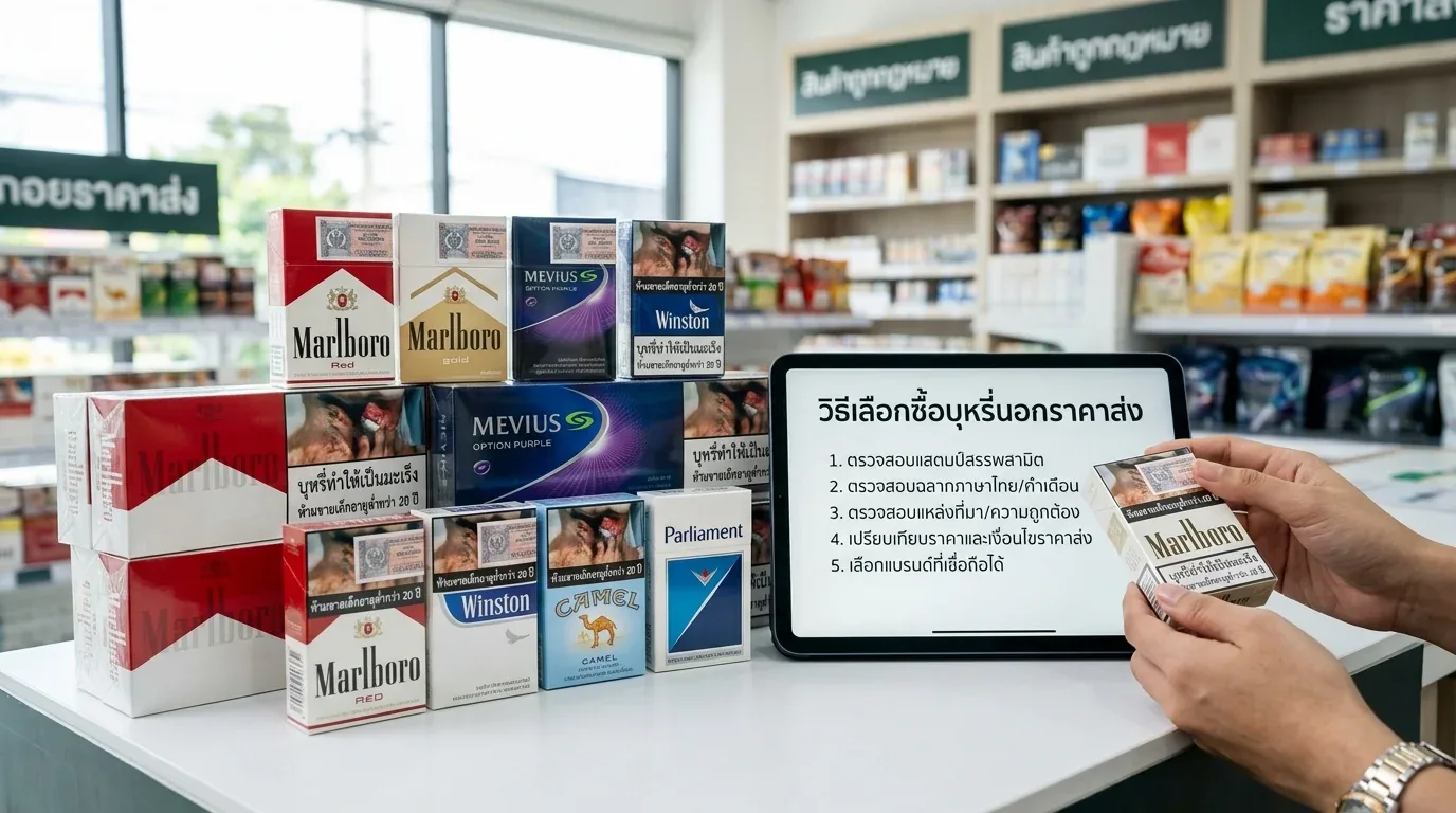 วิธีเลือกซื้อบุหรี่นอกราคาส่ง - คำถามที่พบบ่อยเกี่ยวกับ วิธีเลือกซื้อบุหรี่นอกราคาส่ง