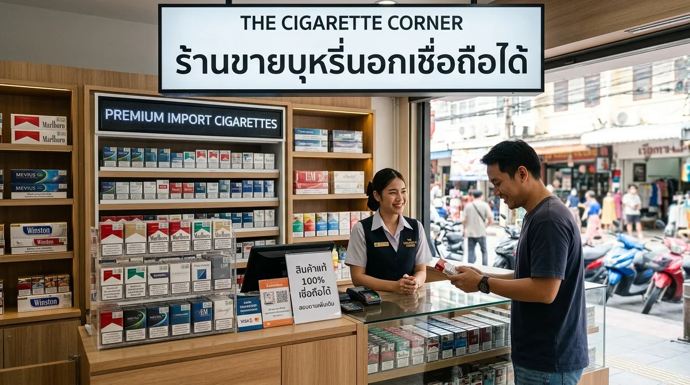 ร้านขายบุหรี่นอกเชื่อถือได้ - คำถามที่พบบ่อยเกี่ยวกับ ร้านขายบุหรี่นอกเชื่อถือได้
