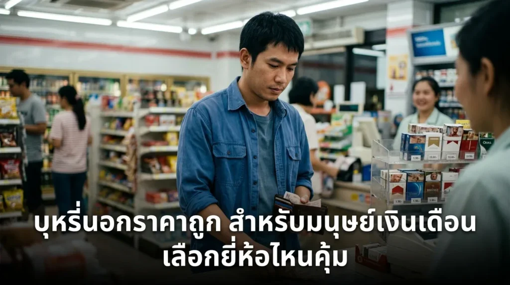 บุหรี่นอกราคาถูก สำหรับมนุษย์เงินเดือน เลือกยี่ห้อไหนคุ้ม | smoke999.com