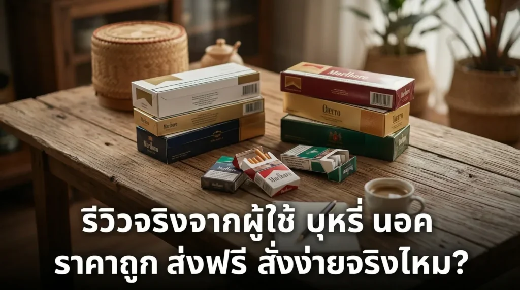 รีวิวจริง บุหรี่ นอก ราคา ถูก ส่ง ฟรี สั่งง่ายจริงไหม? | smoke999.com