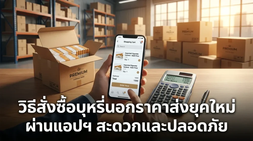 วิธีสั่งซื้อบุหรี่นอกราคาส่ง ยุคใหม่ อัปเดต 2026 | smoke999.com