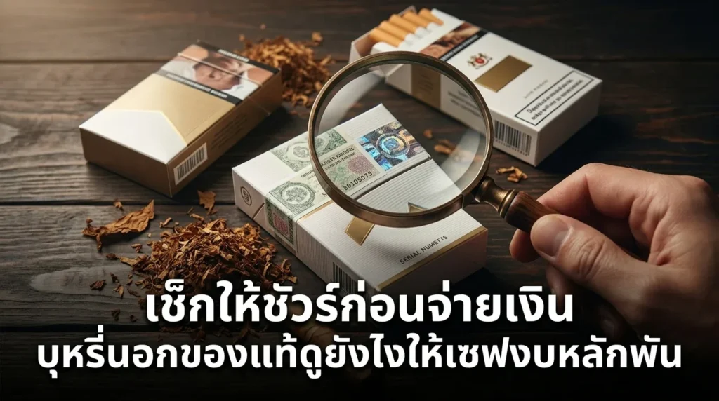 บุหรี่นอกของแท้ดูยังไง เช็กให้ชัวร์ก่อนจ่าย | smoke999.com