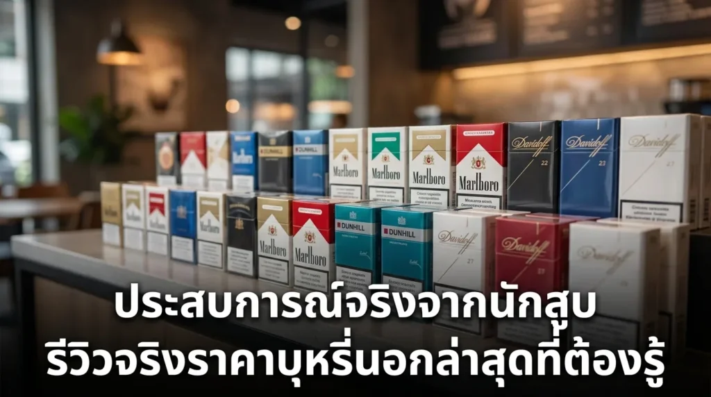 ประสบการณ์จริงจากนักสูบ รีวิวจริง ราคาบุหรี่นอกล่าสุด | smoke999.com