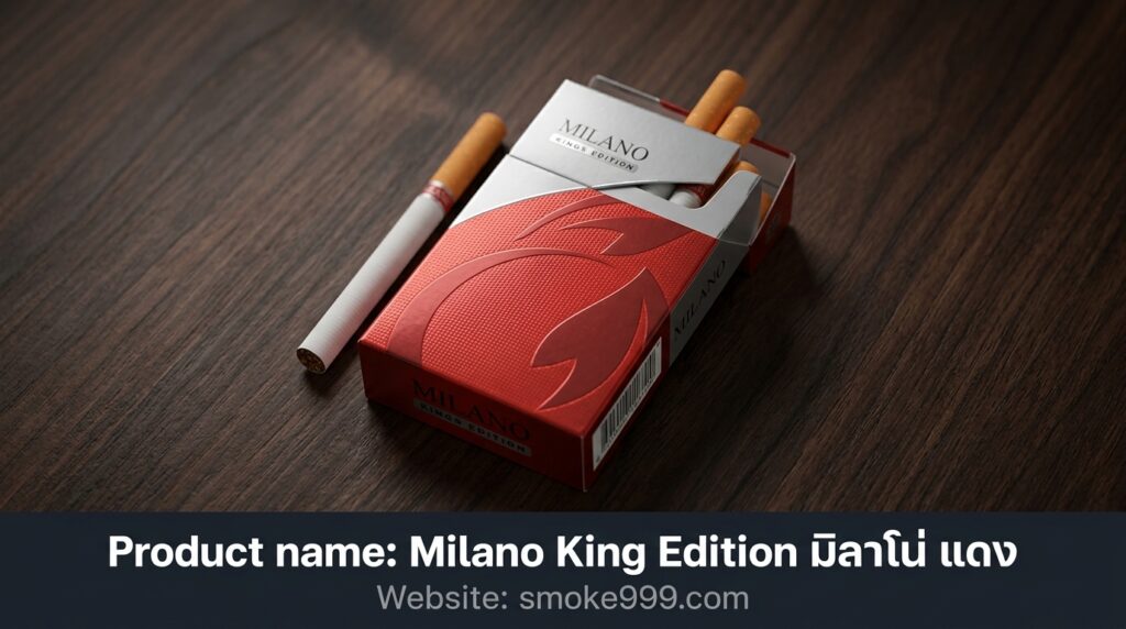 รีวิว Milano King Edition มิลาโน่ แดง ฉบับเต็ม — ละเอียดครบทุกด้าน | smoke999.com