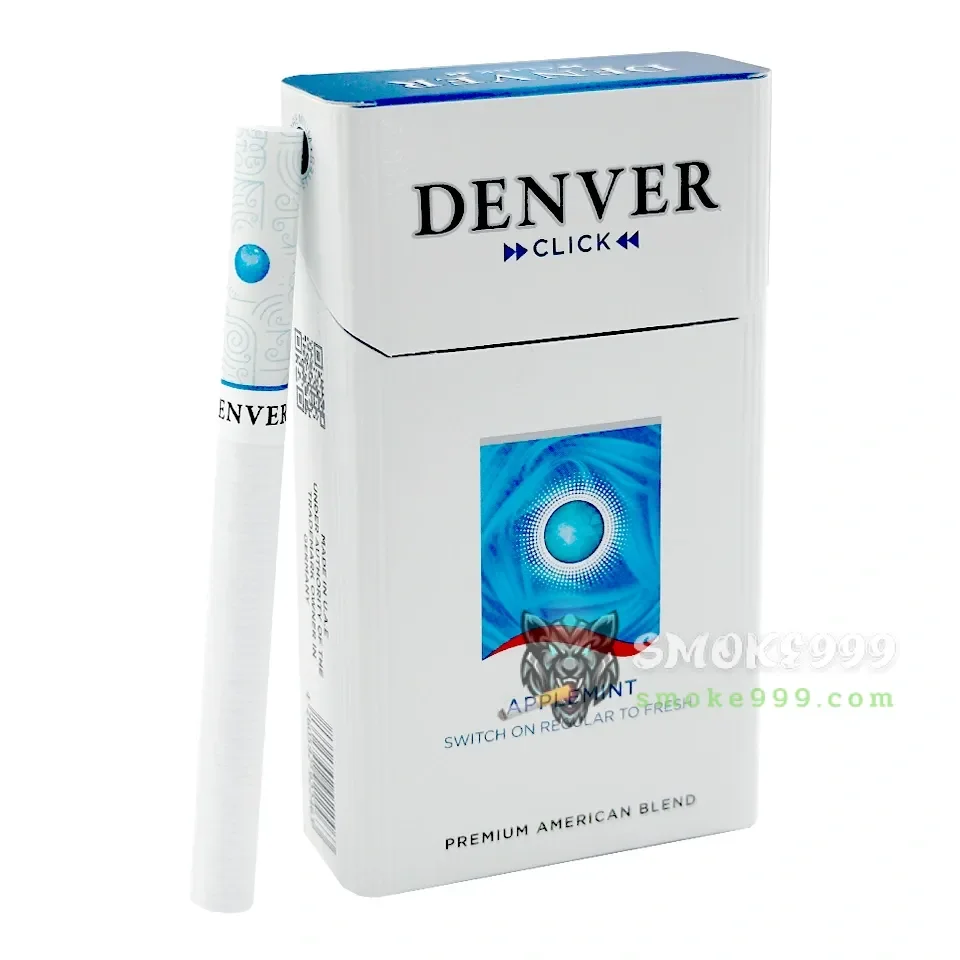 Denver Click Applemint เดนเวอร์ ฟ้า (1 เม็ดบีบ) รีวิว บุหรี่แอปเปิ้ลเย็น หอมติดปาก | smoke999