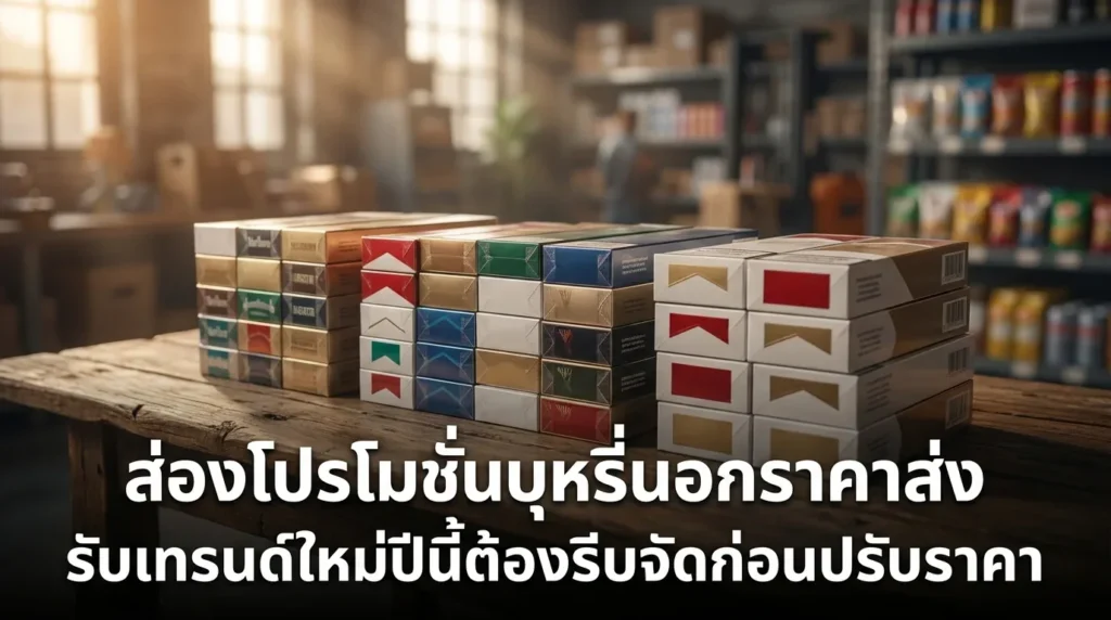ส่องโปรโมชั่นบุหรี่นอกราคาส่ง รับเทรนด์ 2026 | smoke999.com