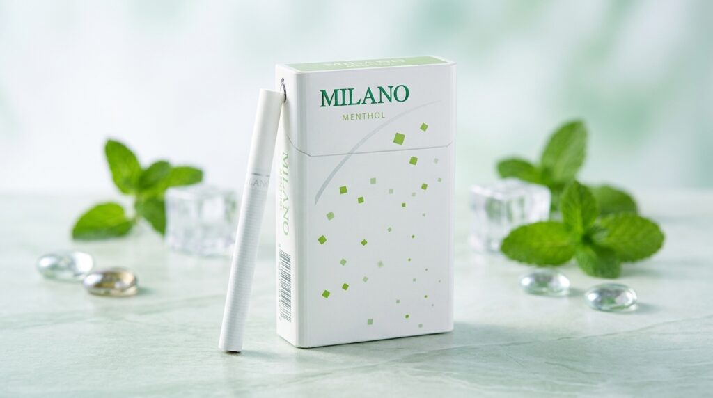 Milano Menthol มิลาโน่ เขียว รีวิว ฉบับคนสูบจริง เย็น นุ่ม ราคา 260 บาท | smoke999.com