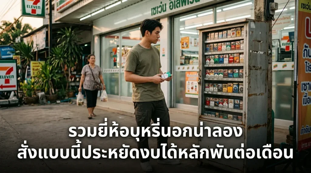 รวมยี่ห้อบุหรี่นอกน่าลอง สั่งแบบนี้ประหยัดงบได้หลักพันต่อเดือน