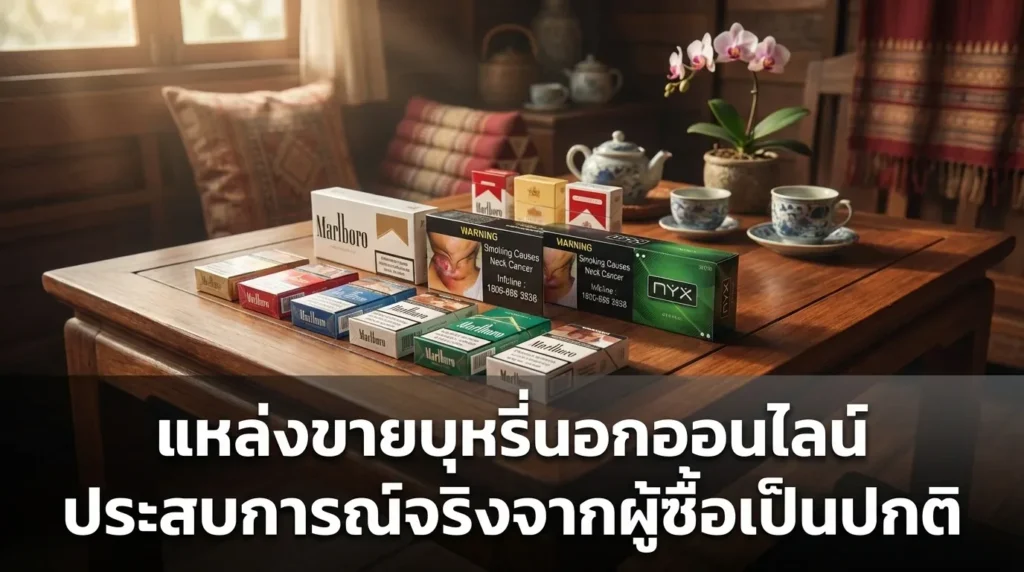 แหล่งขายบุหรี่นอกออนไลน์ ประสบการณ์จริงจากผู้ซื้อ | smoke999.com