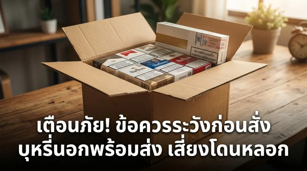 เตือนภัย! ข้อควรระวังก่อนสั่ง บุหรี่นอกพร้อมส่ง | smoke999.com