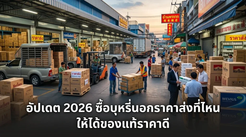 อัปเดต 2026 ซื้อบุหรี่นอกราคาส่งที่ไหน ของแท้ | smoke999.com