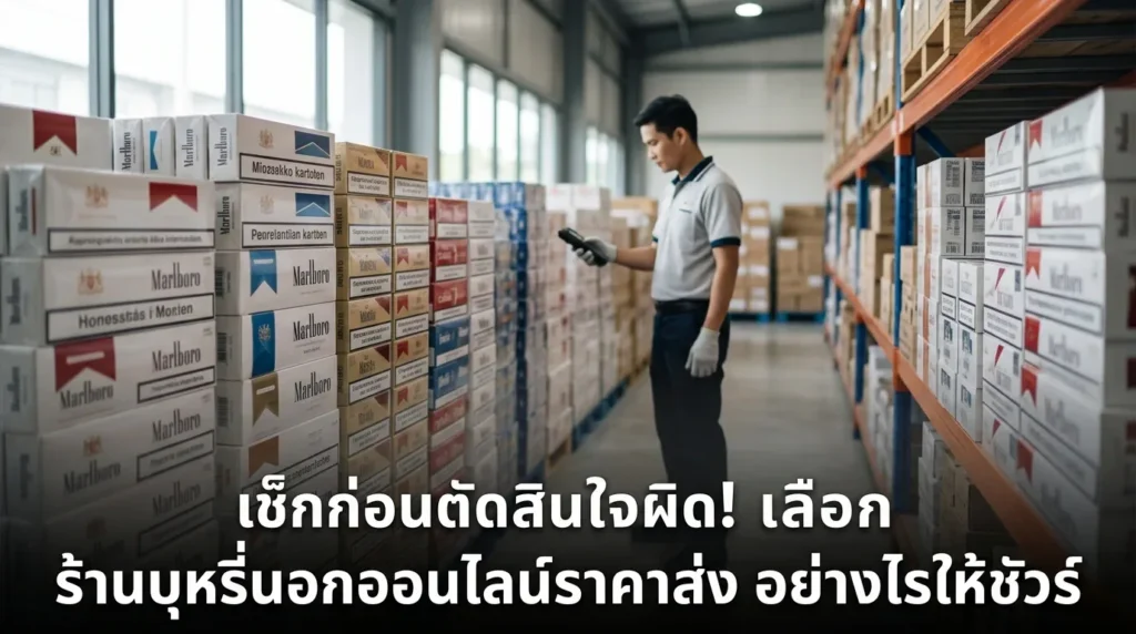 เลือกร้านบุหรี่นอกออนไลน์ราคาส่ง อย่างไรให้ชัวร์ | smoke999.com