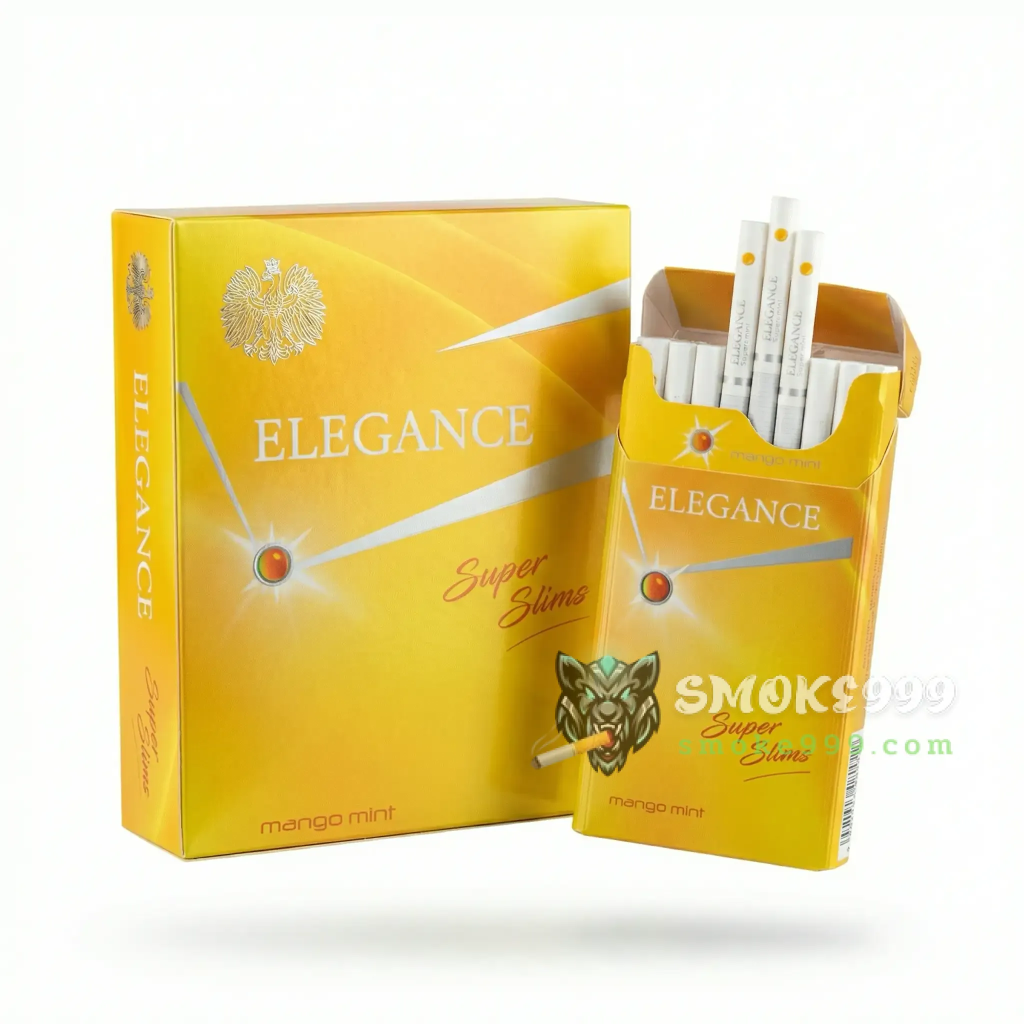 ELEGANCE มะม่วง มิ้นท์ Super Slim (1 เม็ดบีบ)